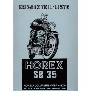 Horex SB35 Ersatzteilliste
