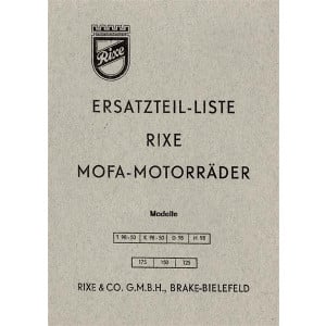 Rixe 175 / 150 / 125 / 98 ccm / T/ K/ D /H - Ersatzteilkatalog