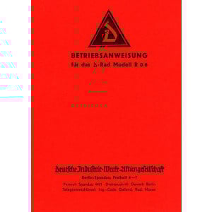 D-Rad R 0/6 Betriebsanleitung
