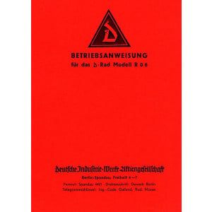 D-Rad R 0/6 Betriebsanleitung