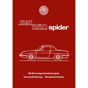 Fiat 850 Spider Betriebsanleitung