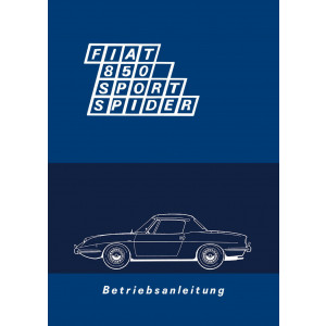Fiat 850 Sport Spider Betriebsanleitung
