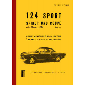 Fiat 124 Sport Spider und Coupe Hauptmerkmale und Daten