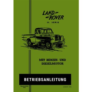 Land Rover Serie 2 und 2 A Betriebsanleitung
