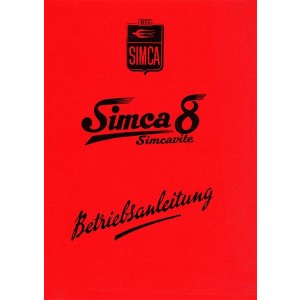 Simca 8 Simcavite Betriebsanleitung