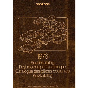 Volvo Modelle 1962-1975, Ersatzteilkatalog