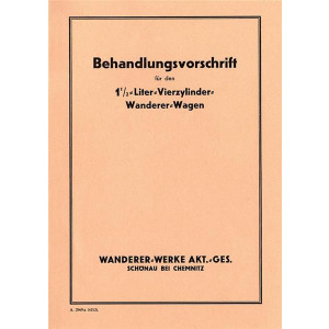 Wanderer 1,5 ltr 30 PS Betriebsanleitung