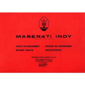 Maserati Indy Ersatzteilkatalog