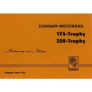 Zündapp 175 und 250 Trophy, Betriebsanleitung