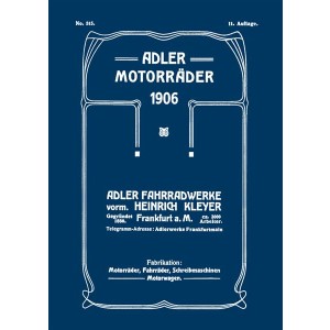 Adler - Motorräder 1906 Prospekt