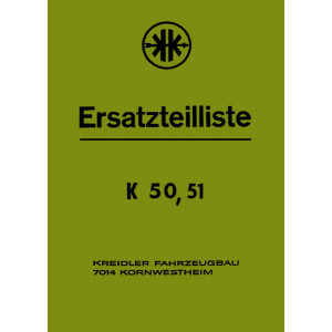 Kreidler K50 und K51 Ersatzteilkatalog