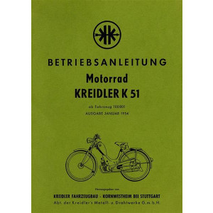 Kreidler K51 Betriebsanleitung