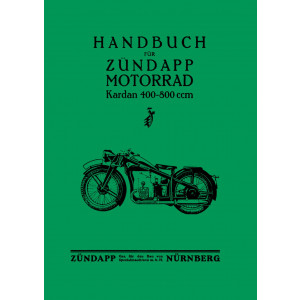 Zündapp K400 K500 K600 K800 Kardan Betriebsanleitung