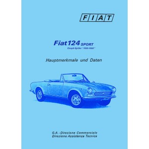 Fiat 124 Sport Hauptmerkmale und Daten