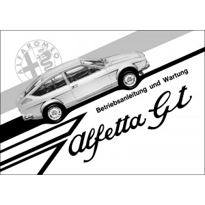 Alfa Romeo Alfetta GT Betriebsanleitung