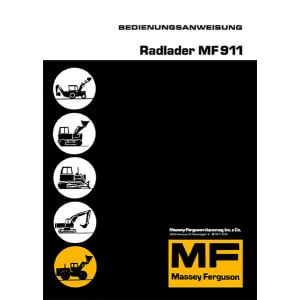 Massey Ferguson Radlader MF 911 Betriebsanleitung