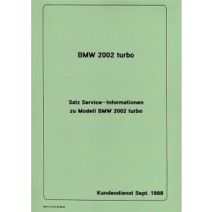 BMW Turbo 2002 Service-Informationen