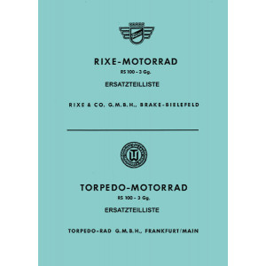 Rixe RS100 und Torpedo RS100 Ersatzteilkatalog