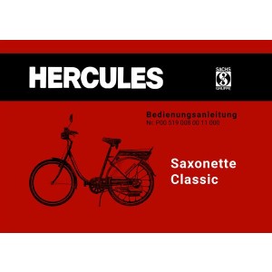Hercules Saxonette Classic Betriebsanleitung