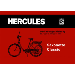 Hercules Saxonette Classic Betriebsanleitung