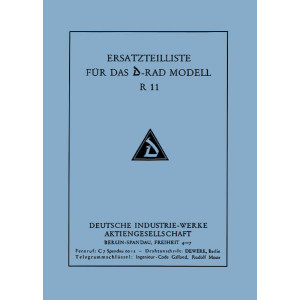 D-Rad R11 Ersatzteilkatalog