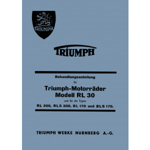Triumph RL200 RLS200 RL30 BL170 BLS170 Betriebsanleitung