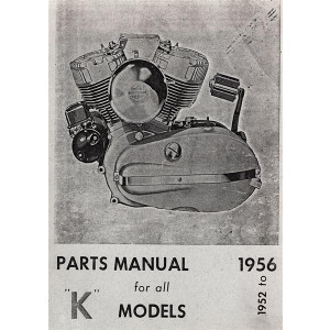 Harley-Davidson K-Modelle 1952 bis 1956 Ersatzteilkatalog