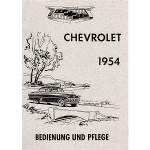 Chevrolet 1954 Bedienung und Pflege