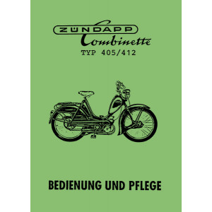 Zündapp Combinette 405 und 412 Betriebsanleitung