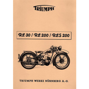 Triumph RL30 RL200 RLS200 Ersatzteilkatalog