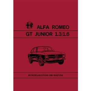 Alfa Romeo GT Junior 1.3/1.6 Betriebsanleitung