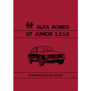 Alfa Romeo GT Junior 1.3 und 1.6 Betriebsanleitung