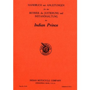 Indian Prince Betriebs- und Reparaturanleitung