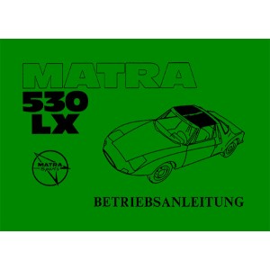 Matra 530LX Betriebsanleitung