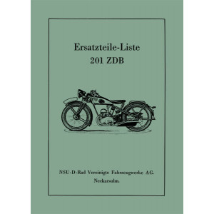 NSU 201ZDB Ersatzteilkatalog