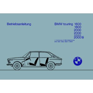 BMW 1600 1800 2000 Touring Zusatz-Betriebsanleitung