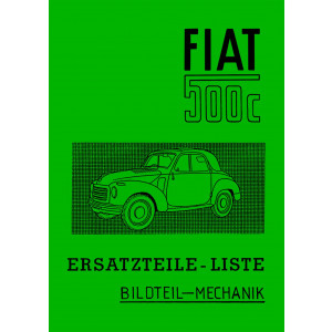 Fiat 500C Topolino Ersatzteilkatalog