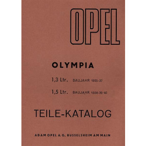 Opel Olympia 1935 bis 1940 Ersatzteilkatalog