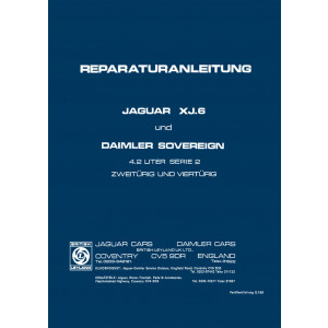 Jaguar XJ6 Series 2 und Daimler Souvereign Reparaturanleitung