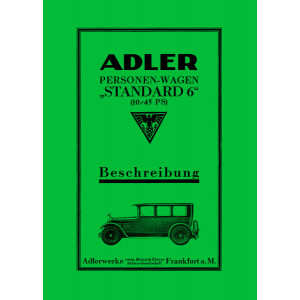 Adler Standard 6 Betriebsanleitung