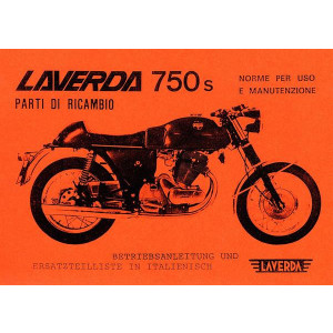 Laverda 750S Betriebsanleitgung und Ersatzteilkatalog