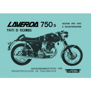 Laverda 750S Betriebsanleitgung und Ersatzteilkatalog