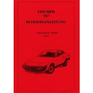 Triumph TR7 Betriebsanleitung