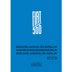 Fiat 500 Topolino Ersatzteilkatalog