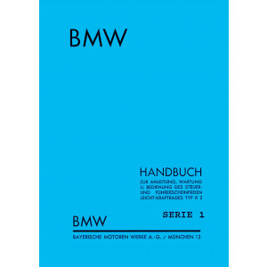 BMW R2 Serie 1 Betriebsanleitung