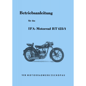 MZ RT125/1 Betriebsanleitung