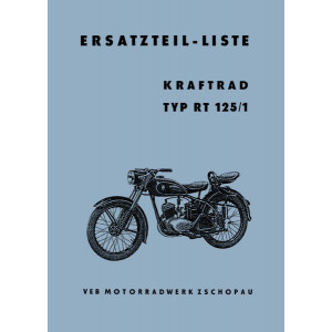 MZ RT125/1 Ersatzteilkatalog