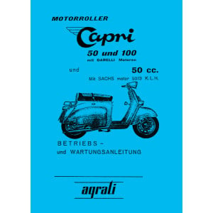 Capri Motorroller 50 und 100 Betriebsanleitung