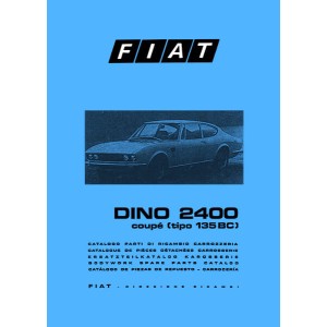 Fiat Dino 2400 Coupé Ersatzteilkatalog 