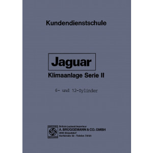 Jaguar 6- und 12-Zylinder Kundendienstschule Klimaanlage